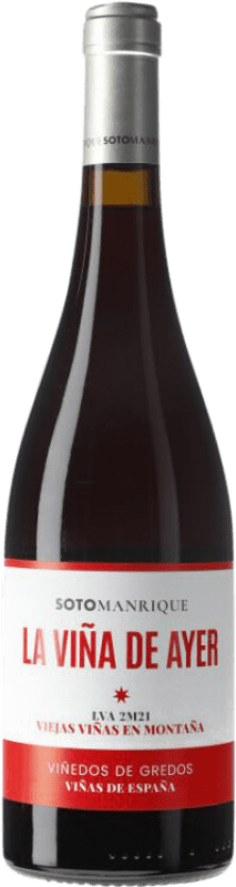 11,95 € Envoi gratuit | Vin rouge Soto y Manrique La Viña de Ayer D.O.P. Cebreros