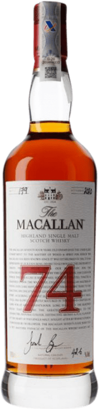 Free Shipping | Single Malt Whisky Macallan Red Edition, Collection Speyside United Kingdom 74 Years 70 cl