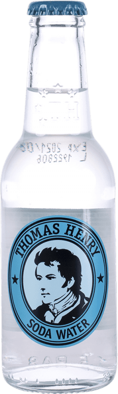 Free Shipping | 24 units box Soft Drinks & Mixers Thomas Henry Soda Water Germany Small Bottle 20 cl