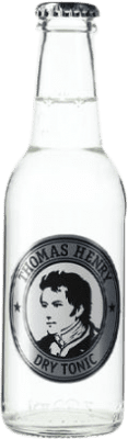 Envio grátis | Caixa de 24 unidades Refrescos e Mixers Thomas Henry Tonic Dry Alemanha Garrafa Pequena 20 cl