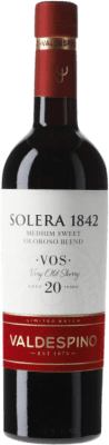 Envoi gratuit | Vin Doux Valdespino 1842 Solera, Oloroso VOS Very Old Sherry — Très Vieux D.O. Jerez-Xérès-Sherry Andalousie Espagne Bouteille Medium 50 cl