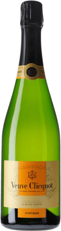 83,95 € | Weißer Sekt Veuve Clicquot Grand Vintage A.O.C. Champagne Champagner Frankreich 75 cl