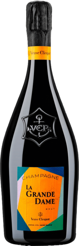 251,95 € | Weißer Sekt Veuve Clicquot La Grande Dame Edición Paola Paronetto A.O.C. Champagne Champagner Frankreich 75 cl