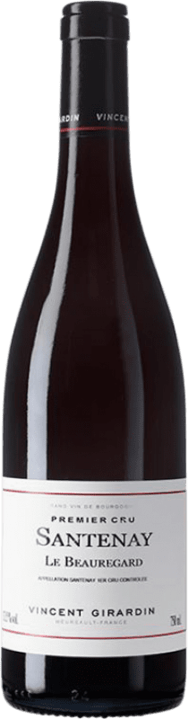 Free Shipping | Red Wine Vincent Girardin Le Beauregard 1er Premier Cru A.O.C. Santenay Burgundy France Pinot Noir 75 cl