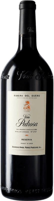 107,95 € 免费送货 | 红酒 Hermanos Pérez Pascuas Viña Pedrosa 预订 D.O. Ribera del Duero 瓶子 Magnum 1,5 L