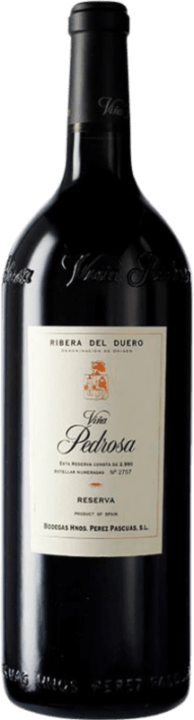 81,95 € | 红酒 Pérez Pascuas Viña Pedrosa 预订 D.O. Ribera del Duero 卡斯蒂利亚 - 拉曼恰 西班牙 Tempranillo 瓶子 Magnum 1,5 L