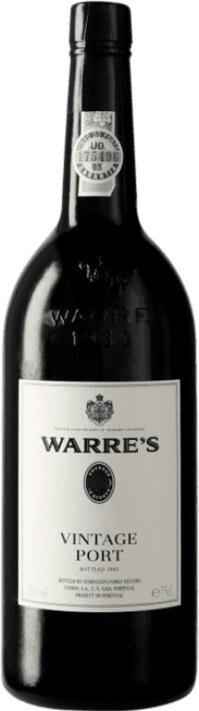 Kostenloser Versand | Süßer Wein Warre's Vintage 1980 I.G. Porto Porto Portugal Touriga Franca, Touriga Nacional, Tinta Roriz 75 cl