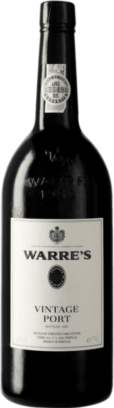 免费送货 | 甜酒 Symington Warre's Vintage I.G. Porto 波尔图 葡萄牙 Touriga Franca, Touriga Nacional, Tinta Roriz 75 cl