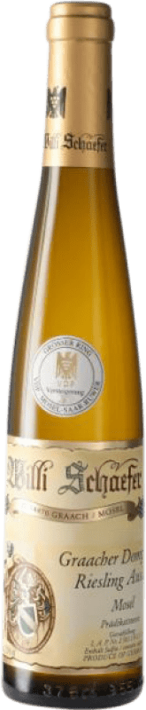 399,95 € | Vino Blanco Willi Schaefer Graacher Domprobst Gold — Edición Oro, Auslese — VS Vendimia Seleccionada Q.b.A. Mosel Alemania Riesling Media Botella 37 cl