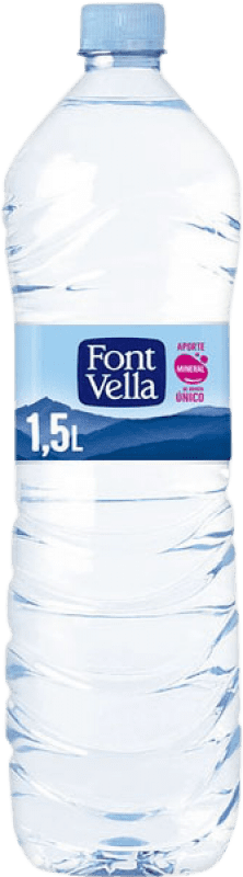 Free Shipping | 15 units box Water Font Vella PET Spain 1 L