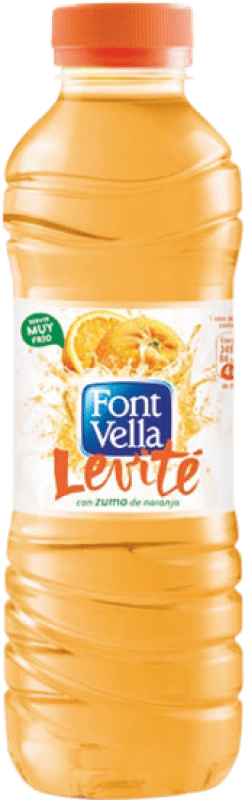 免费送货 | 盒装6个 水 Font Vella Levité Mineral Natural — 天然矿物 西班牙 1 L Naranja — 橙子