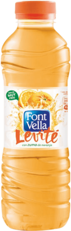 免费送货 | 盒装6个 水 Font Vella Levité Naranja 西班牙 1 L