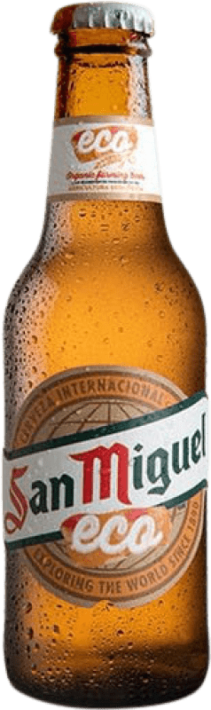 Free Shipping | 24 units box Beer San Miguel Andalusia Spain Small Bottle 25 cl