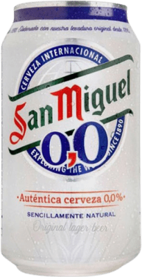 22,95 € | Коробка из 24 единиц Пиво San Miguel Андалусия Испания Алюминиевая банка 33 cl