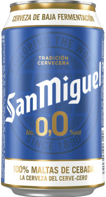 Free Shipping | 24 units box Beer San Miguel Andalusia Spain Can 33 cl