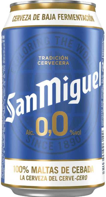 Free Shipping | 24 units box Beer San Miguel Andalusia Spain Can 33 cl