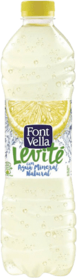 Бесплатная доставка | Коробка из 12 единиц Вода Font Vella Levité Limón Испания Средняя бутылка 50 cl