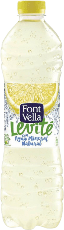 Free Shipping | 12 units box Water Font Vella Levité Limón Spain Medium Bottle 50 cl