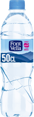 水 24個入りボックス Font Vella ミディアムボトル 50 cl PET — ペット