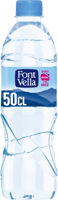 水 盒装24个 Font Vella PET 瓶子 Medium 50 cl