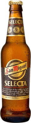 Beer 24 units box San Miguel Selecta Tostada — Amber Toasted 33 cl