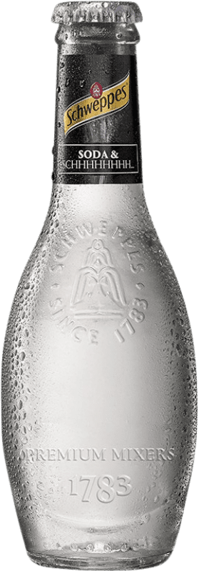 39,95 € Free Shipping | 24 units box Soft Drinks & Mixers Schweppes Soda Premium Small Bottle 20 cl
