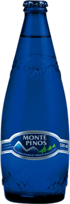 免费送货 | 盒装20个 水 Monte Pinos Mineral Natural — 天然矿物 卡斯蒂利亚莱昂 西班牙 中瓶装 50 cl