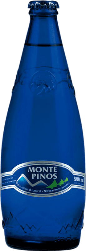 Kostenloser Versand | 20 Einheiten Box Wasser Monte Pinos Vidrio Kastilien und León Spanien Medium Flasche 50 cl