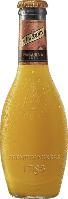 Getränke und Mixer 24 Einheiten Box Schweppes Naranja Premium Kleine Flasche 20 cl