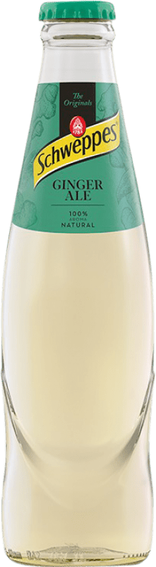 85,95 € Free Shipping | 24 units box Soft Drinks Schweppes Small Bottle 25 cl Ginger