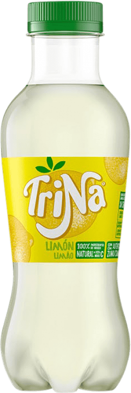 Free Shipping | 24 units box Soft Drinks & Mixers Trina Limón PET Spain Medium Bottle 50 cl