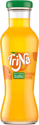 送料無料 | 24個入りボックス 飲み物とミキサー Trina Naranja Vidrio RET スペイン 小型ボトル 25 cl