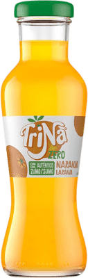 Softdrinks 24 Einheiten Box Trina Naranja Zero Kleine Flasche 25 cl