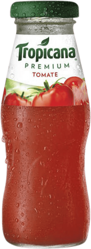 39,95 € Kostenloser Versand | 24 Einheiten Box Softdrinks Tropicana Tomate Kleine Flasche 20 cl