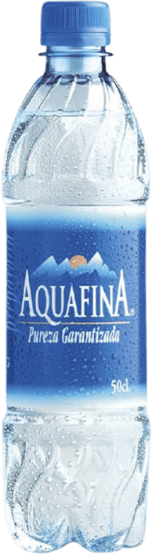 Envoi gratuit | Boîte de 24 unités Eau Aquafina PET Espagne Bouteille Medium 50 cl