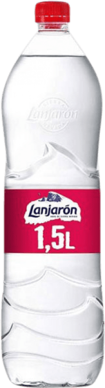 Envio grátis | Caixa de 6 unidades Água Lanjarón PET Andaluzia Espanha Garrafa Especial 1,5 L