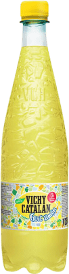 Wasser 6 Einheiten Box Vichy Catalan Fruit Mineral Natural — Natürliches Mineral 1 L PET Limón — Zitrone