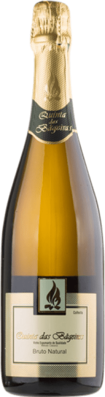 Envio grátis | Espumante Branco Quinta das Bageiras Brut Nature — Bruto Natural D.O.C. Bairrada Portugal Bical 75 cl