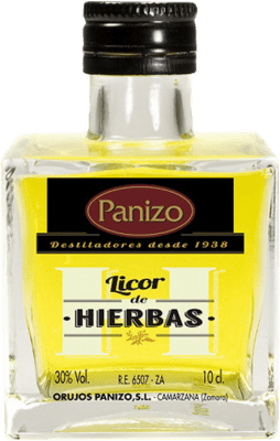 1,95 € | Liqueur aux herbes Panizo Cubo Castille et Leon Espagne Bouteille Miniature 10 cl
