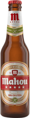 43,95 € | Scatola da 24 unità Birra Mahou Speciale Comunità di Madrid Spagna Bottiglietta 25 cl Senza Glutine