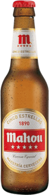 Bier 24 Einheiten Box Mahou 5 Estrellas Spezial 33 cl