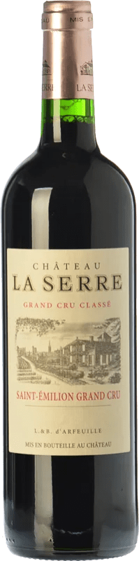 177,95 € 送料無料 | 赤ワイン Château La Serre A.O.C. Saint-Émilion Grand Cru マグナムボトル 1,5 L