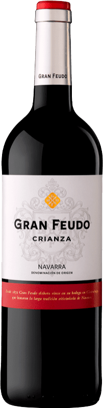 12,95 € | 红酒 Gran Feudo 岁 D.O. Navarra 纳瓦拉 西班牙 Tempranillo, Grenache, Cabernet Sauvignon 瓶子 Magnum 1,5 L