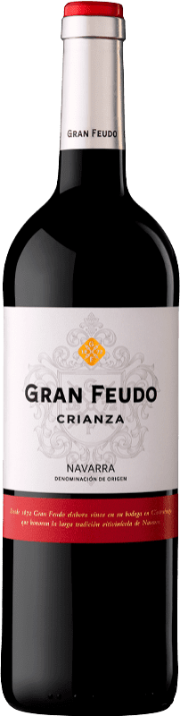 12,95 € | Vinho Tinto Gran Feudo Crianza D.O. Navarra Navarra Espanha Tempranillo, Garnacha — Grenache, Cabernet Sauvignon Garrafa Magnum 1,5 L