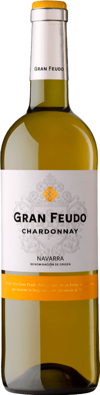 14,95 € | Белое вино Gran Feudo D.O. Navarra Наварра Испания Chardonnay — Шардоне Бутылка Магнум 1,5 L