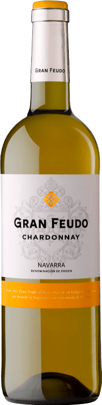 14,95 € | 白酒 Gran Feudo D.O. Navarra 纳瓦拉 西班牙 Chardonnay 瓶子 Magnum 1,5 L