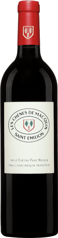 44,95 € | Красное вино Château Pavie-Macquin Les Chenes A.O.C. Saint-Émilion Бордо Франция Merlot — Мерло, Cabernet Sauvignon — Каберне Совиньон 75 cl