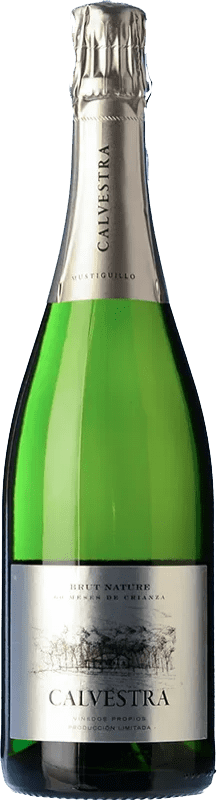 33,95 € | Белое игристое Mustiguillo Finca Calvestra Природа Брута Испания Chardonnay, Merseguera 75 cl
