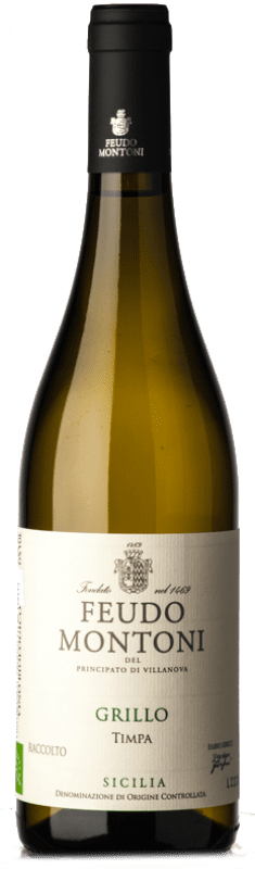 17,95 € | Белое вино Feudo Montoni Della Timpa D.O.C. Sicilia Сицилия Италия Grillo 75 cl