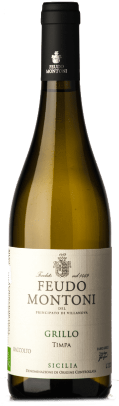 23,95 € | Белое вино Feudo Montoni Della Timpa D.O.C. Sicilia Сицилия Италия Grillo — Грилло 75 cl